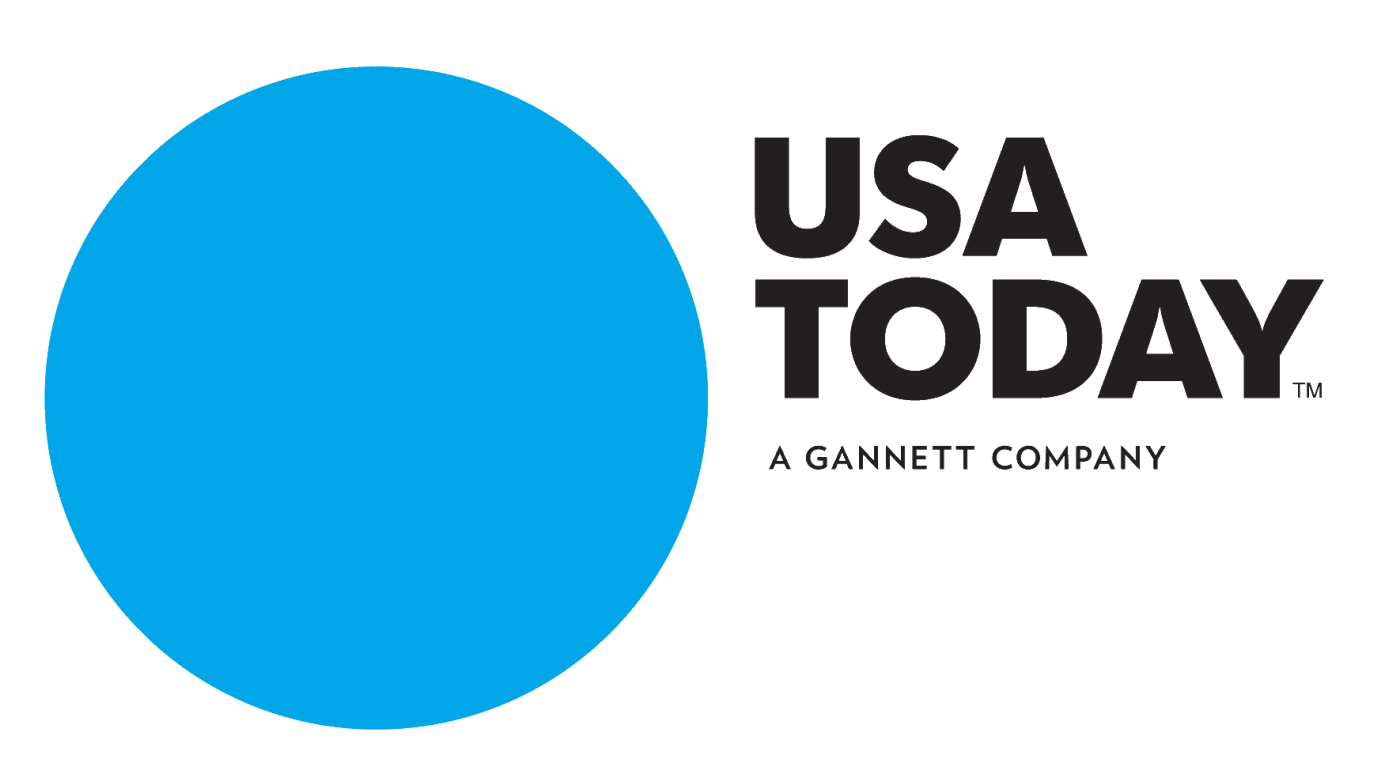 USA Today emblem featuring blue circle